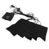 Electric Cloth Heater Pad 3 Gears Adjustable Temperature USB Heating Pad for Men Women - Low Angle
