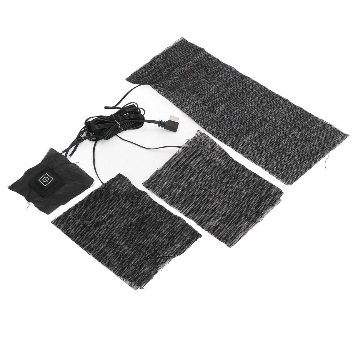 3 In 1 Clothes Heater Pad USB 3 Temperature Settings Electric Cloth Heating Sheet Soft Washable Cloth Warmer Pad for Winter