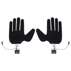 2Pcs Electric Heating Gloves Pads 5 Finger Glove Heating Sheet with 3 Adjuatable Gears for Skiing Cycling
