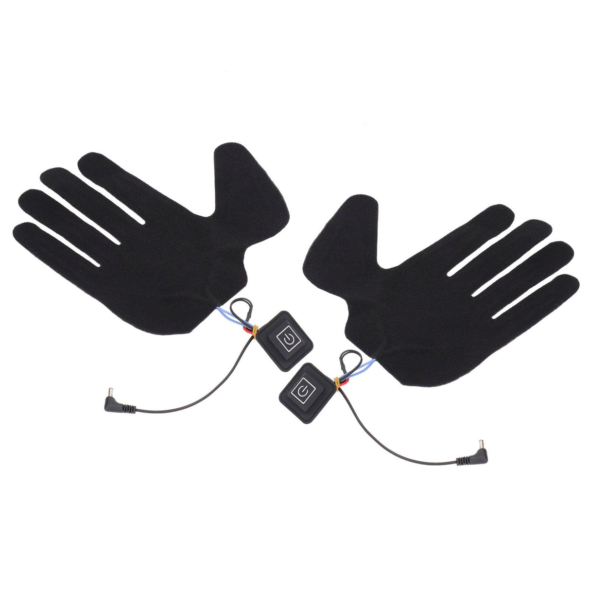 2Pcs Electric Heating Gloves Pads 5 Finger Glove Heating Sheet with 3 Adjuatable Gears for Skiing Cycling