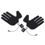 2Pcs Electric Heating Gloves Pads 5 Finger Glove Heating Sheet with 3 Adjuatable Gears for Skiing Cycling