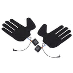 2Pcs Electric Heating Gloves Pads 5 Finger Glove Heating Sheet with 3 Adjuatable Gears for Skiing Cycling