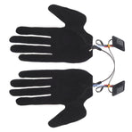 2Pcs Electric Heating Gloves Pads 5 Finger Glove Heating Sheet with 3 Adjuatable Gears for Skiing Cycling