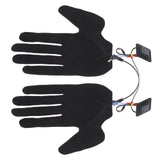 2Pcs Electric Heating Gloves Pads 5 Finger Glove Heating Sheet with 3 Adjuatable Gears for Skiing Cycling - Side View