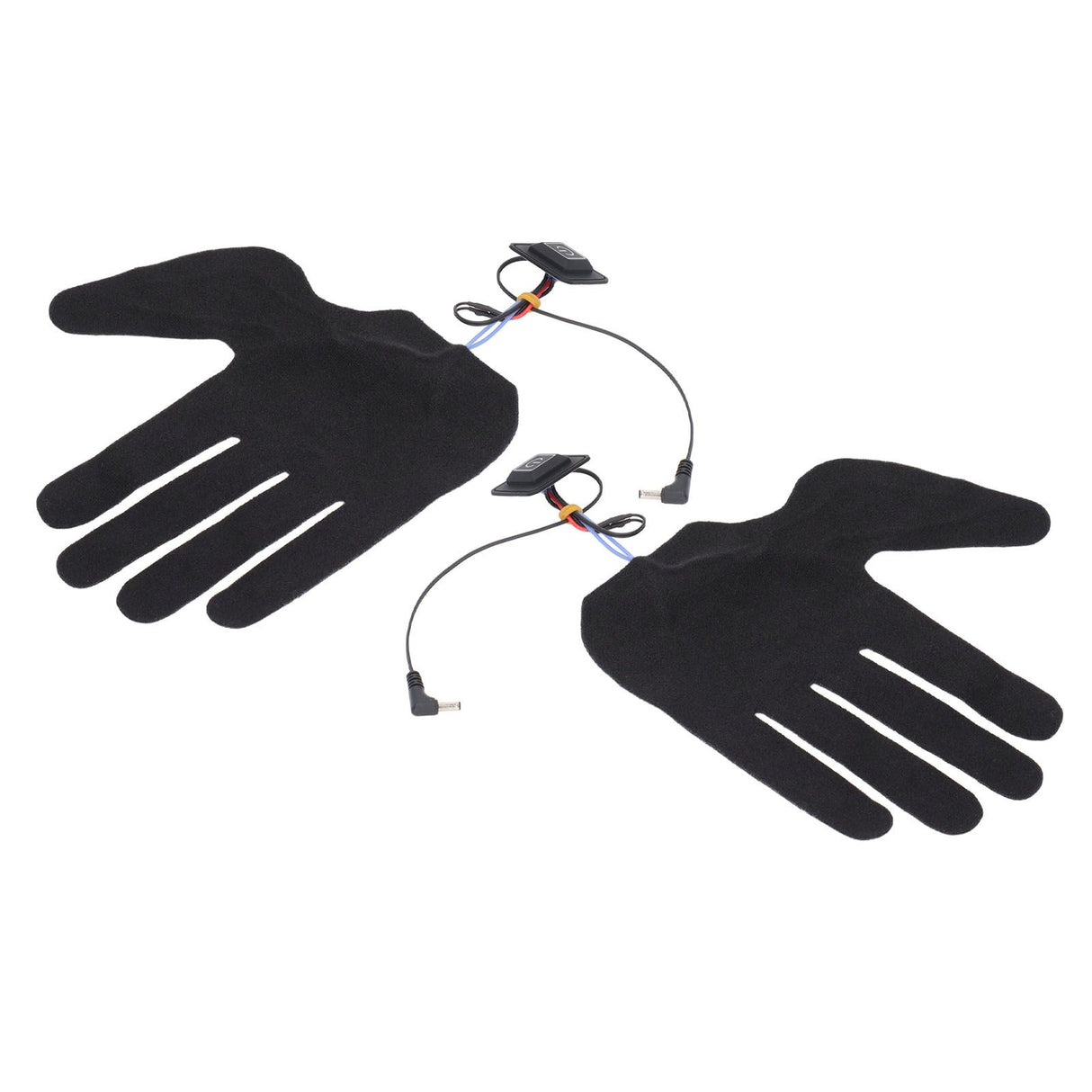 2Pcs Electric Heating Gloves Pads 5 Finger Glove Heating Sheet with 3 Adjuatable Gears for Skiing Cycling