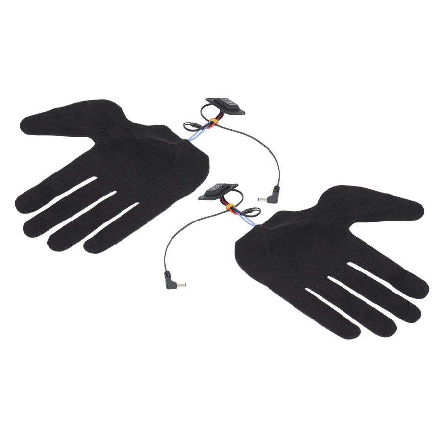 2Pcs Electric Heating Gloves Pads 5 Finger Glove Heating Sheet with 3 Adjuatable Gears for Skiing Cycling
