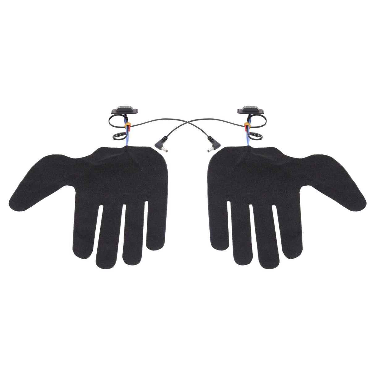 2Pcs Electric Heating Gloves Pads 5 Finger Glove Heating Sheet with 3 Adjuatable Gears for Skiing Cycling
