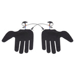 2Pcs Electric Heating Gloves Pads 5 Finger Glove Heating Sheet with 3 Adjuatable Gears for Skiing Cycling