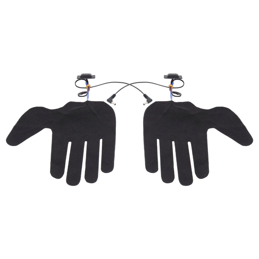 2Pcs Electric Heating Gloves Pads 5 Finger Glove Heating Sheet with 3 Adjuatable Gears for Skiing Cycling