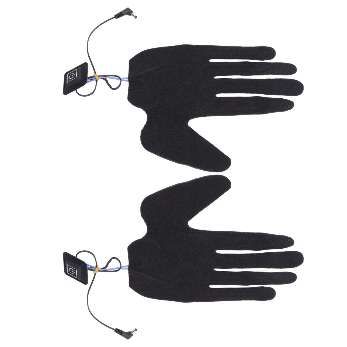 2Pcs Electric Heating Gloves Pads 5 Finger Glove Heating Sheet with 3 Adjuatable Gears for Skiing Cycling