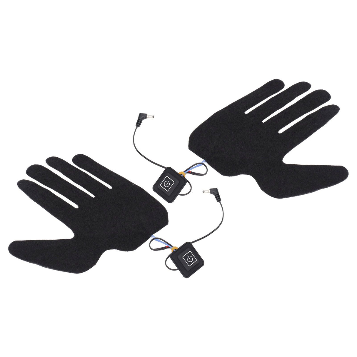 2Pcs Electric Heating Gloves Pads 5 Finger Glove Heating Sheet with 3 Adjuatable Gears for Skiing Cycling