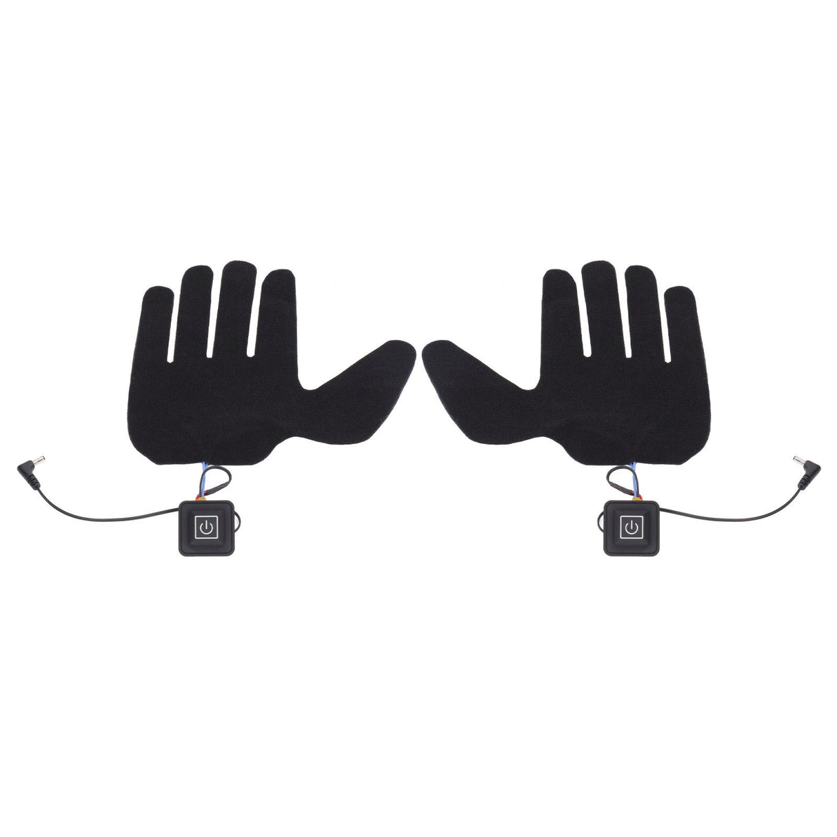 2Pcs Electric Heating Gloves Pads 5 Finger Glove Heating Sheet with 3 Adjuatable Gears for Skiing Cycling