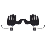 2Pcs Electric Heating Gloves Pads 5 Finger Glove Heating Sheet with 3 Adjuatable Gears for Skiing Cycling