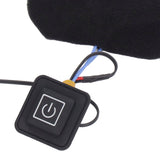 2Pcs Electric Heating Gloves Pads 5 Finger Glove Heating Sheet with 3 Adjuatable Gears for Skiing Cycling