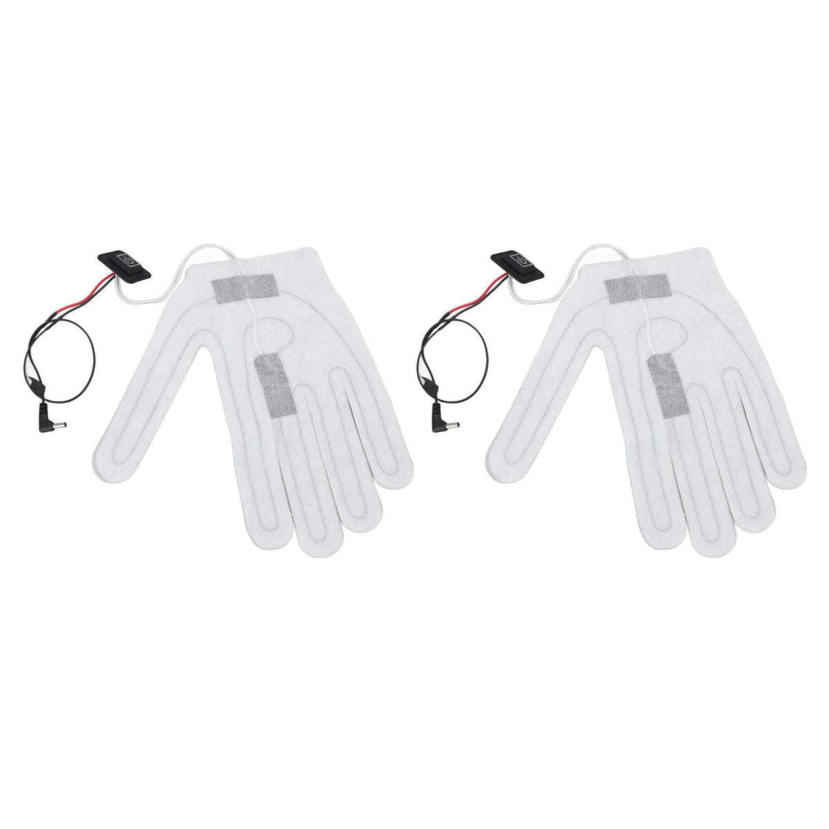 2 PCS Electric Heating Sheet 3 Gears Adjustable Heating Film Replacement DC Electric Heater Pads for Heating Gloves