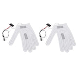2 PCS Electric Heating Sheet 3 Gears Adjustable Heating Film Replacement DC Electric Heater Pads for Heating Gloves - Front View