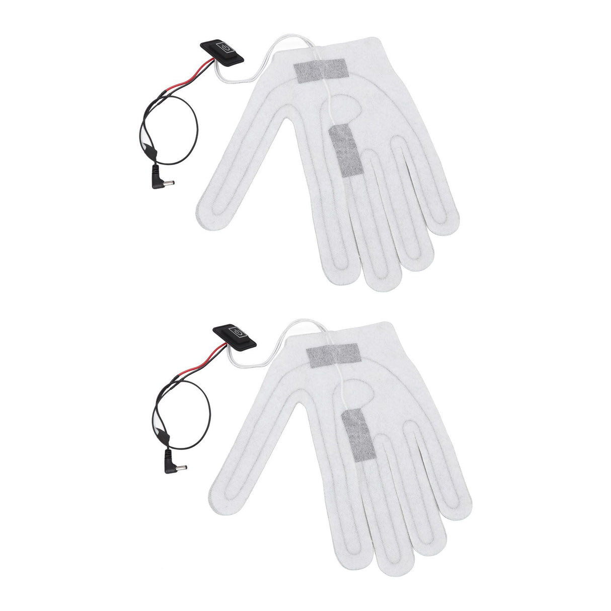 2 PCS Electric Heating Sheet 3 Gears Adjustable Heating Film Replacement DC Electric Heater Pads for Heating Gloves