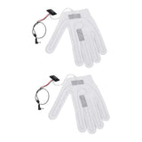 2 PCS Electric Heating Sheet 3 Gears Adjustable Heating Film Replacement DC Electric Heater Pads for Heating Gloves