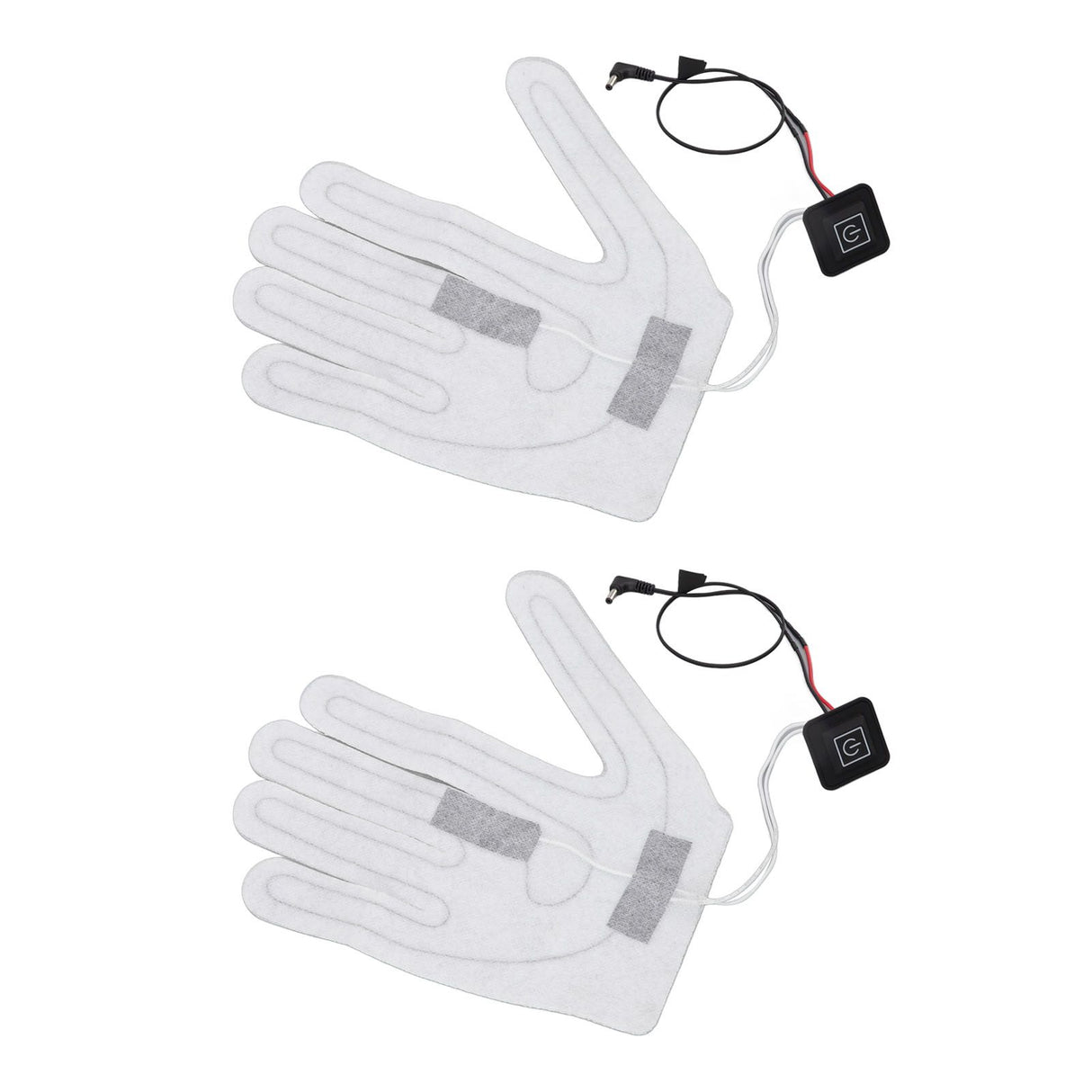 2 PCS Electric Heating Sheet 3 Gears Adjustable Heating Film Replacement DC Electric Heater Pads for Heating Gloves