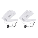 2 PCS Electric Heating Sheet 3 Gears Adjustable Heating Film Replacement DC Electric Heater Pads for Heating Gloves