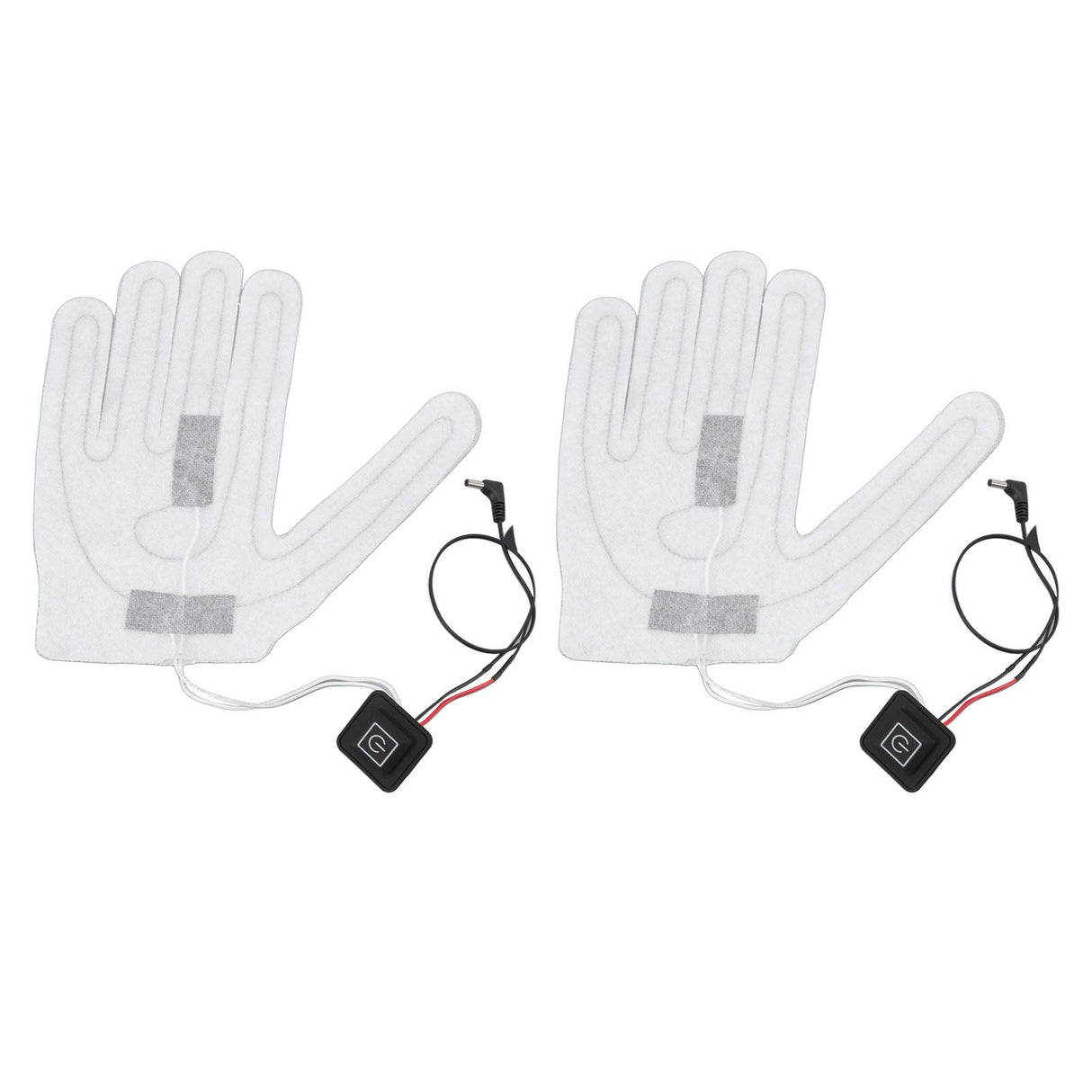 2 PCS Electric Heating Sheet 3 Gears Adjustable Heating Film Replacement DC Electric Heater Pads for Heating Gloves