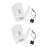 2 PCS Electric Heating Sheet 3 Gears Adjustable Heating Film Replacement DC Electric Heater Pads for Heating Gloves - Extra Image