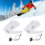 2 PCS Electric Heating Sheet 3 Gears Adjustable Heating Film Replacement DC Electric Heater Pads for Heating Gloves