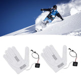 2 PCS Electric Heating Sheet 3 Gears Adjustable Heating Film Replacement DC Electric Heater Pads for Heating Gloves - Extra Image