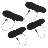 4 Pcs Electric Heated Insoles Foot Warmers USB Rechargeable High Temperature for Winter Outdoor Activities - Front View
