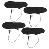 4 Pcs Electric Heated Insoles Foot Warmers USB Rechargeable High Temperature for Winter Outdoor Activities - Extra Image