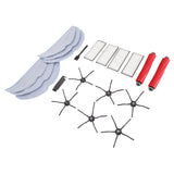 Sweeper Replacement Parts ABS High Efficiency Dust Bag Main Side Brush Filter Ragset for Roborock - Top-Down View