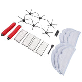 Sweeper Replacement Parts ABS High Efficiency Dust Bag Main Side Brush Filter Ragset for Roborock - Close-Up Angle