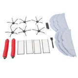 Sweeper Replacement Parts ABS High Efficiency Dust Bag Main Side Brush Filter Ragset for Roborock