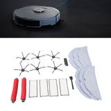 Sweeper Replacement Parts ABS High Efficiency Dust Bag Main Side Brush Filter Ragset for Roborock