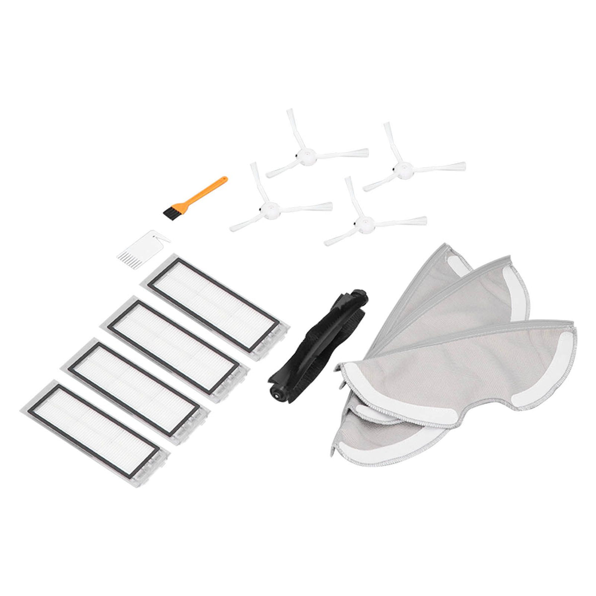 Sweeping Robot Replacement Kit for 360 S7 S5 Sweeper Roll Brush Side Brush Filter Mop Kit