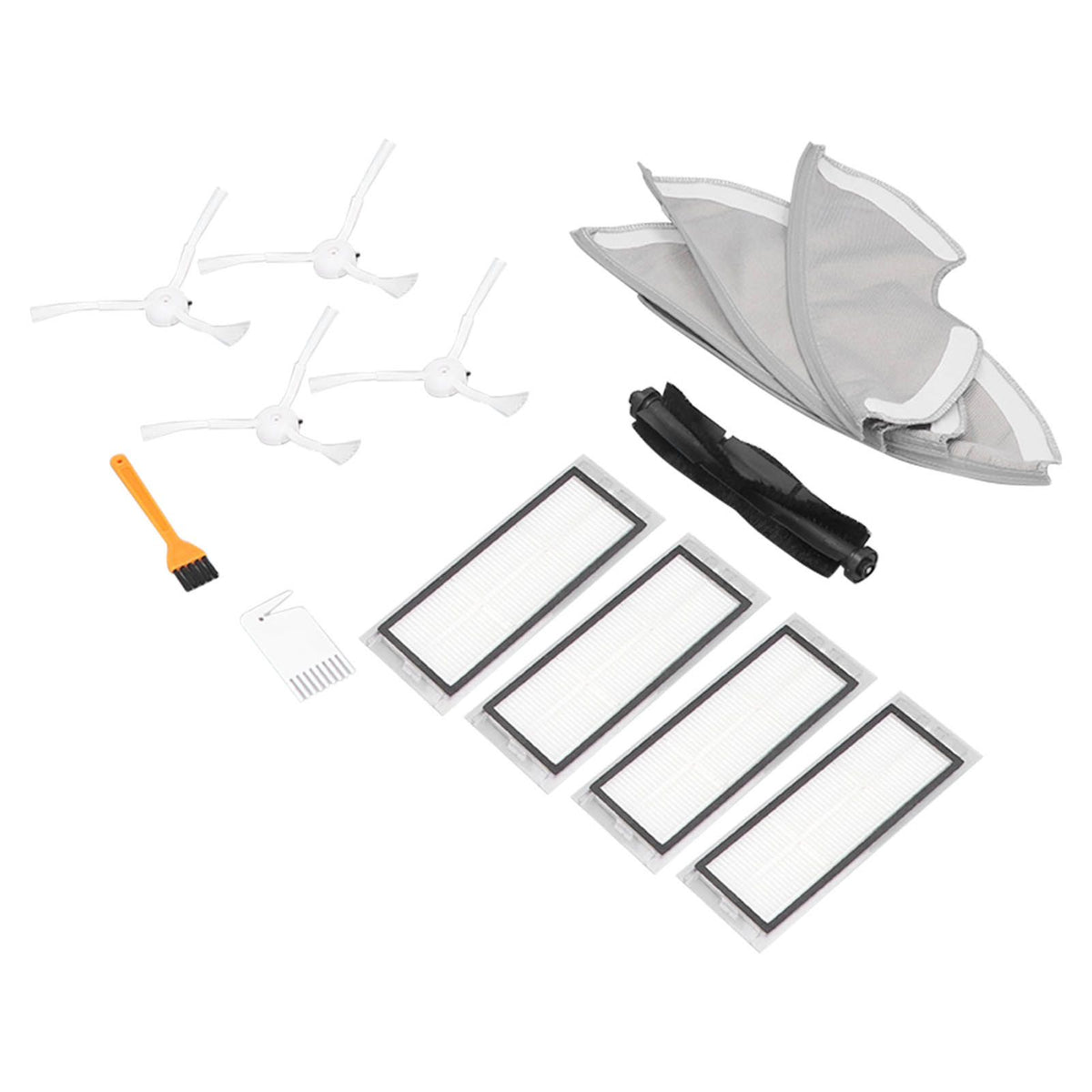 Sweeping Robot Replacement Kit for 360 S7 S5 Sweeper Roll Brush Side Brush Filter Mop Kit