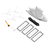 Sweeping Robot Replacement Kit for 360 S7 S5 Sweeper Roll Brush Side Brush Filter Mop Kit - 45-Degree Angle