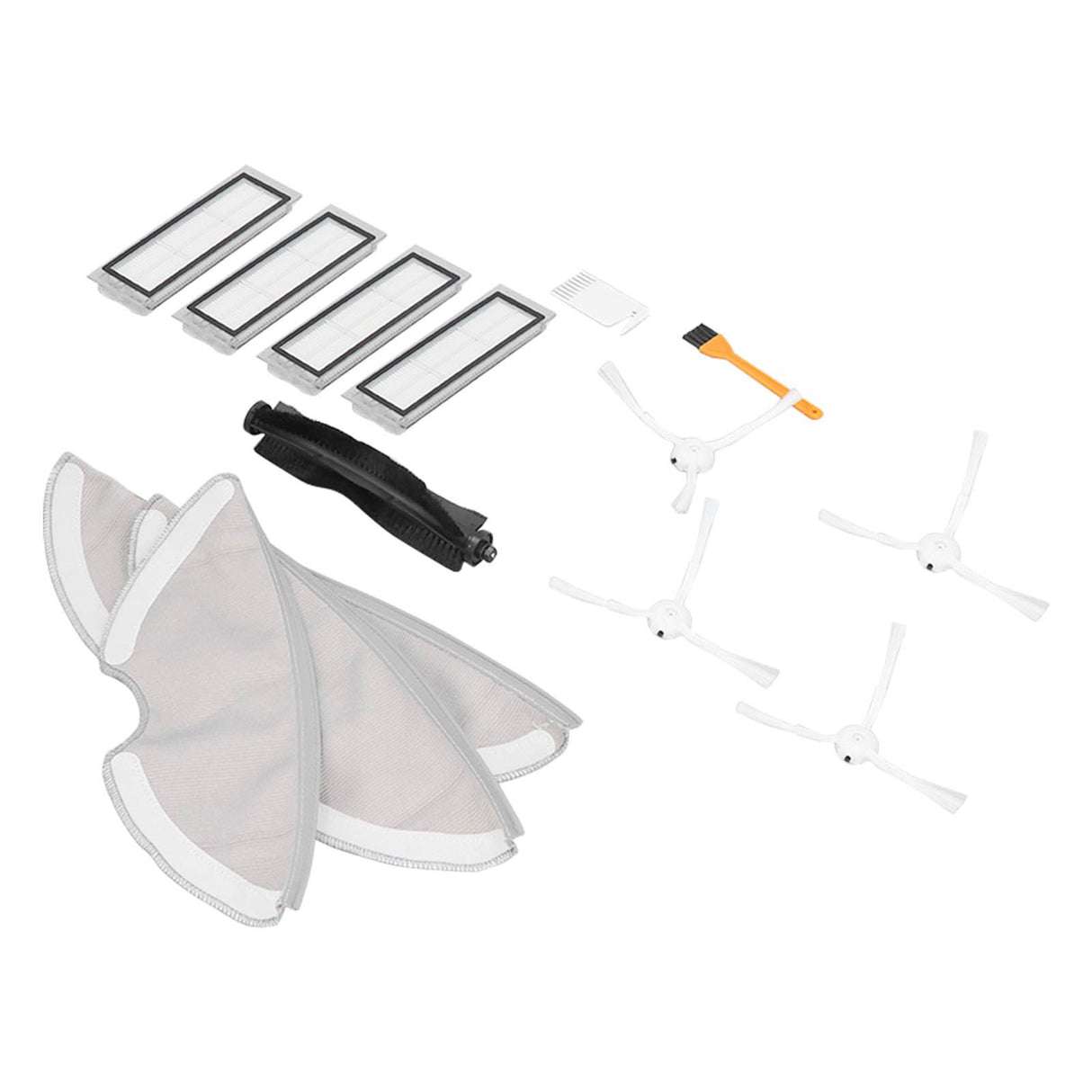 Sweeping Robot Replacement Kit for 360 S7 S5 Sweeper Roll Brush Side Brush Filter Mop Kit