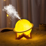 Moon Lamp Humidifier USB Charging Mist Humidifier with LED Night Light for Bedroom Regular Type