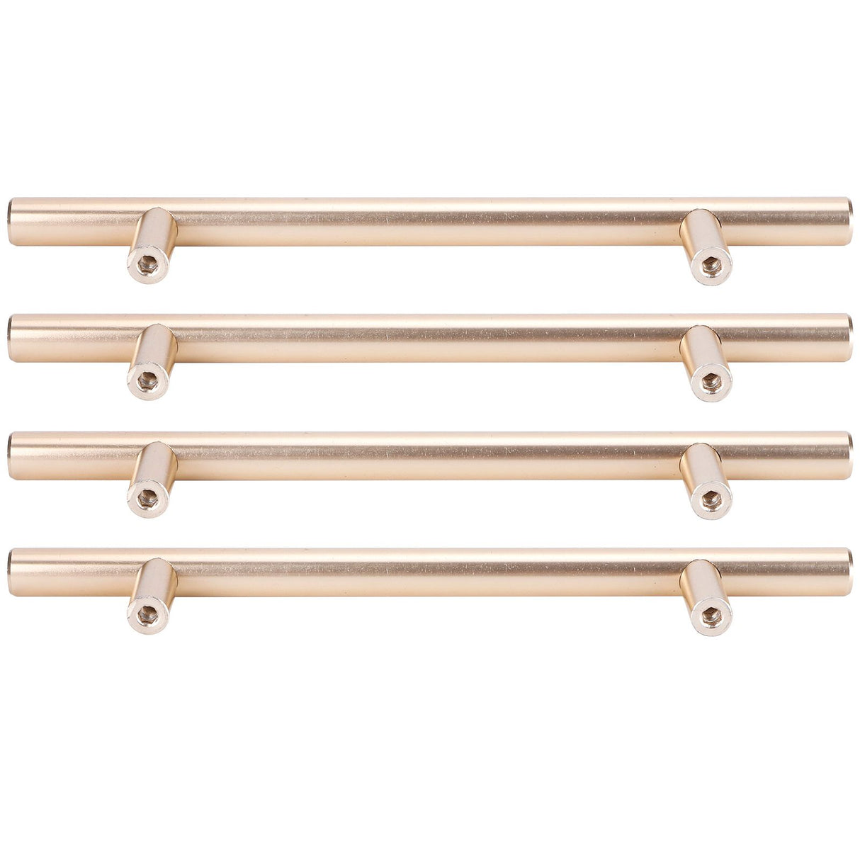 4Set Door Handle Aluminum Alloy Gold Drawer Pull Handles Cabinet Wardrobe Closet HardwareHole Distance 96