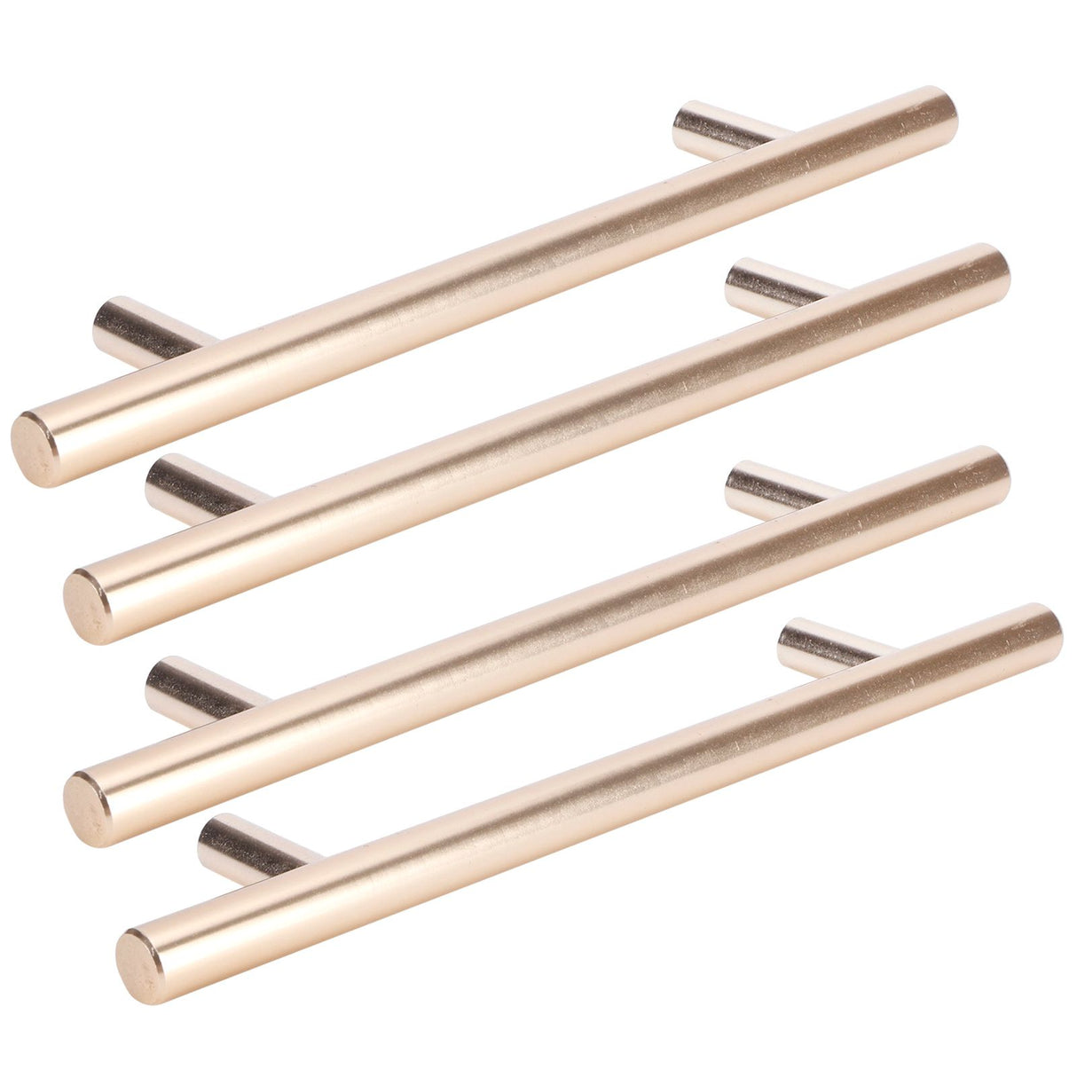 4Set Door Handle Aluminum Alloy Gold Drawer Pull Handles Cabinet Wardrobe Closet HardwareHole Distance 96