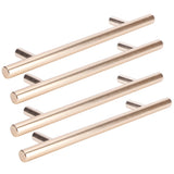 4Set Door Handle Aluminum Alloy Gold Drawer Pull Handles Cabinet Wardrobe Closet HardwareHole Distance 96