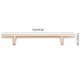 4Set Door Handle Aluminum Alloy Gold Drawer Pull Handles Cabinet Wardrobe Closet HardwareHole Distance 96 - Extra Image