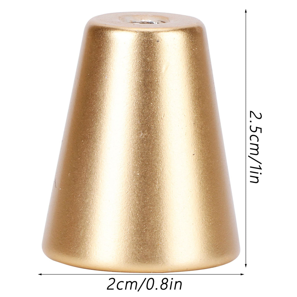 6 Sets Gold Drawer Handle Space Aluminum European Style Handle Furniture Replacement PartsRound Single Hole