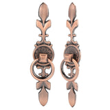 2 Sets Ring Pull Round Single Hole Handles Knob for Kitchen Cabinet Cupboard Door Drawer231 Large Antique Copper