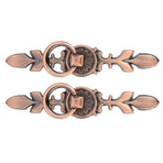 2 Sets Ring Pull Round Single Hole Handles Knob for Kitchen Cabinet Cupboard Door Drawer231 Large Antique Copper