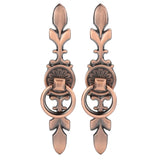 2 Sets Ring Pull Round Single Hole Handles Knob for Kitchen Cabinet Cupboard Door Drawer231 Large Antique Copper