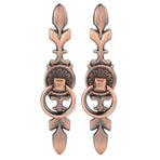 2 Sets Ring Pull Round Single Hole Handles Knob for Kitchen Cabinet Cupboard Door Drawer231 Large Antique Copper