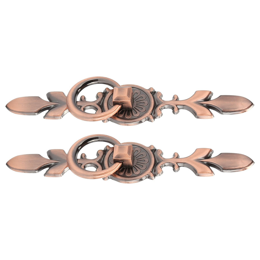 2 Sets Ring Pull Round Single Hole Handles Knob for Kitchen Cabinet Cupboard Door Drawer231 Large Antique Copper