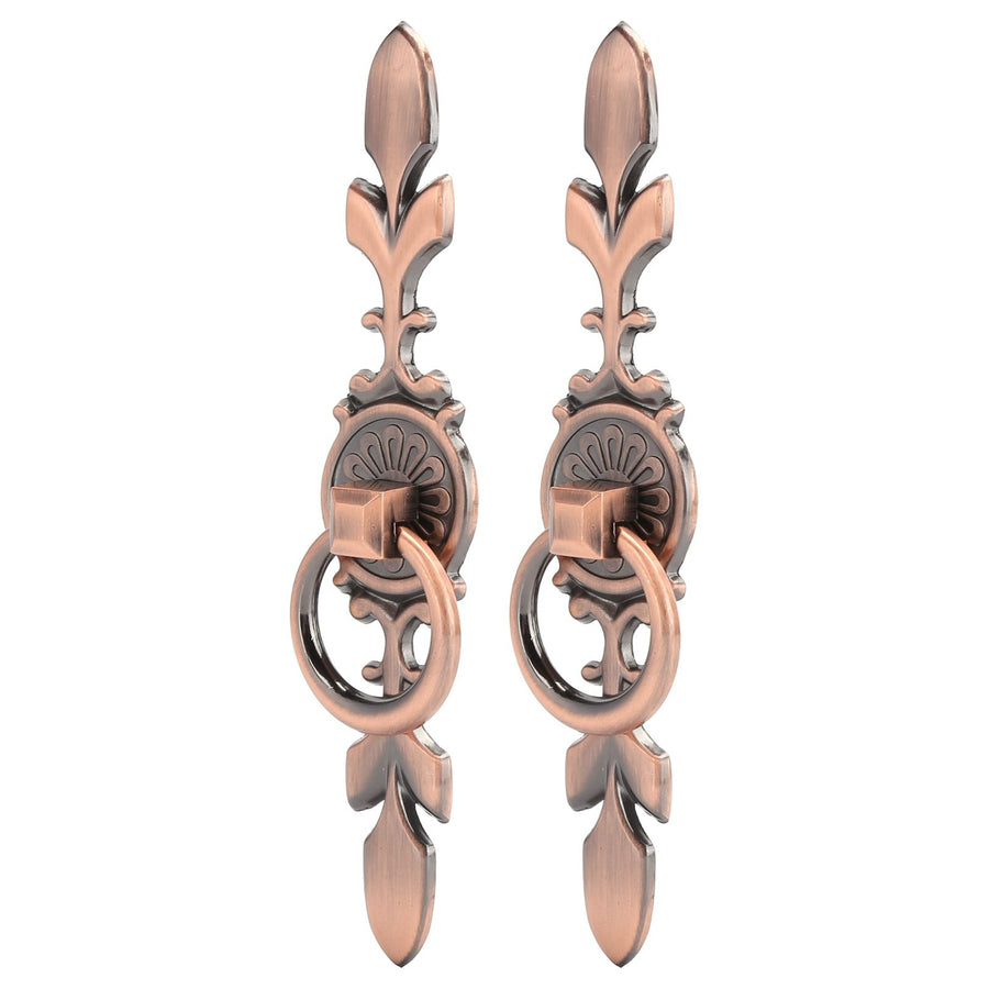2 Sets Ring Pull Round Single Hole Handles Knob for Kitchen Cabinet Cupboard Door Drawer231 Large Antique Copper